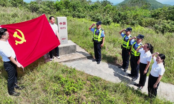 为国巡边︱那艾边境派出所开展迎国庆系列活动